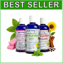 Load image into Gallery viewer, Organic Oil Pulling Mouthwash: Detoxify &amp; Whiten Teeth, 8 Fl Oz, Gluten-Free