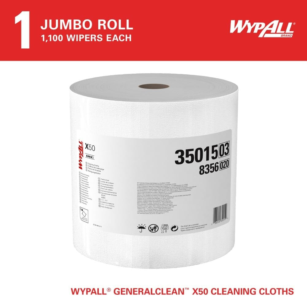 Cost-Effective GeneralClean X50 Users' Choice - 1,100 Absorbent Cleaning Sheets