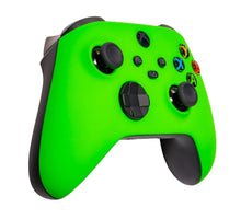 Load image into Gallery viewer, Official Custom Xbox Controller - Neon Green Soft Touch for Ultimate Control