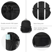 Load image into Gallery viewer, Fashionable Ita Bag Backpack with Clear Pin Insert - Ideal for Comic Con &amp; More