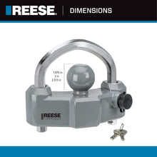 Load image into Gallery viewer, Premium Heavy-Duty Trailer Coupler Lock for 1-7/8, 2, and 2-5/16 Couplers