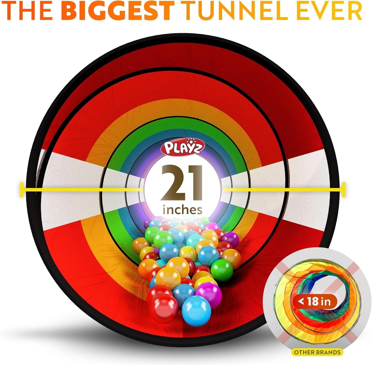 Durable 5pc Indoor/Outdoor Kids Play Tents with Crawling Tunnels & Ball Pit