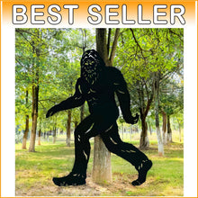 Load image into Gallery viewer, 7.4ft Bigfoot Metal Outdoor Decor - Life Size Sasquatch Garden Statue