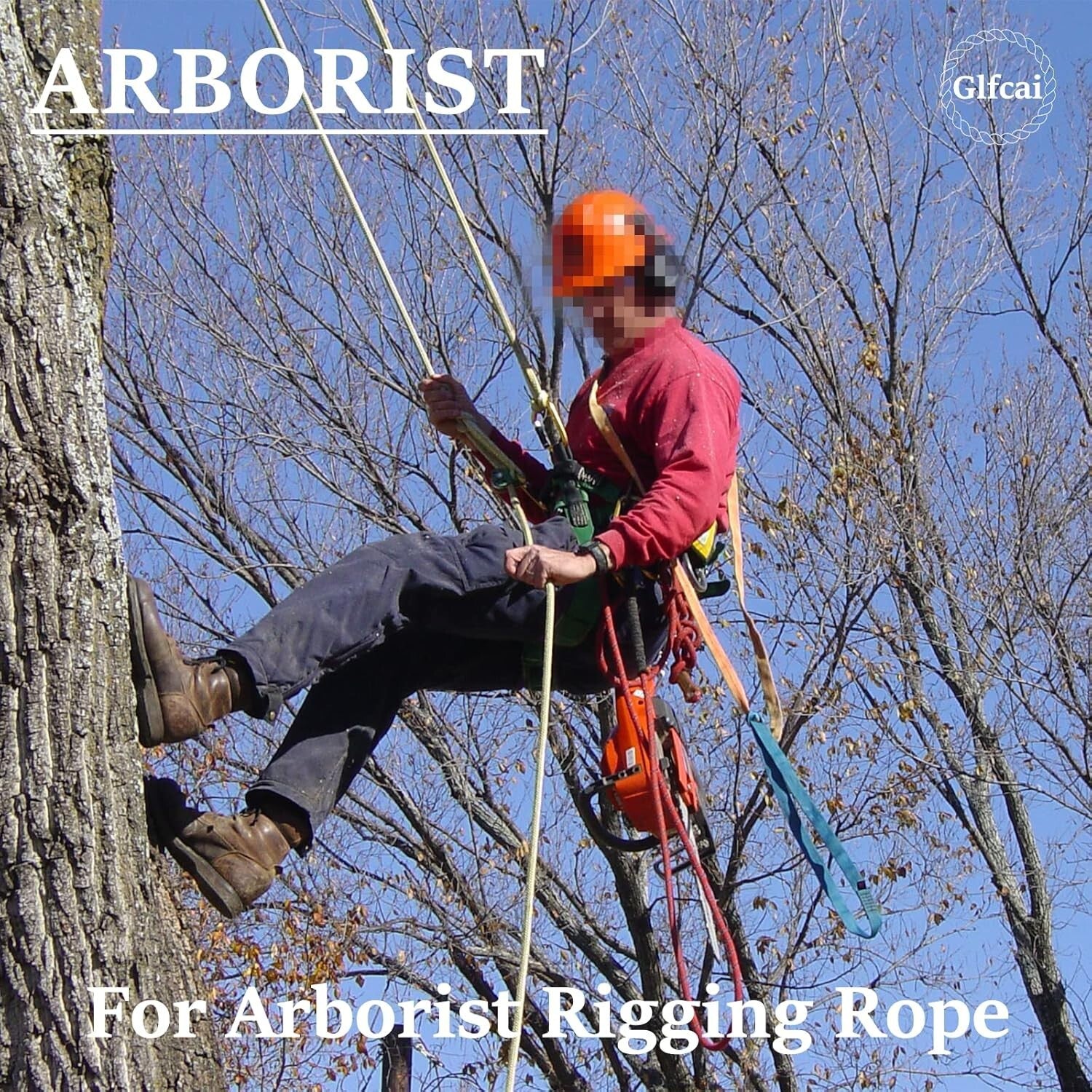 Durable 150 Ft Climbing Rope 1/2 in - 9000 lbs Strength for Outdoor Adventures