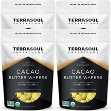 Load image into Gallery viewer, Cold-Pressed Organic Cacao Butter Wafers 4 Lbs - Ideal for Keto &amp; Vegan Diets