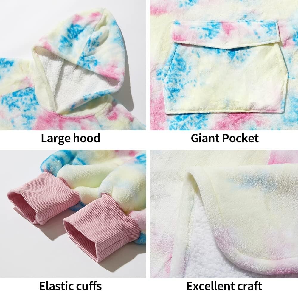 Cozy Wearable Blanket Hoodie - The Ultimate Oversized Gift for Comfort Lovers