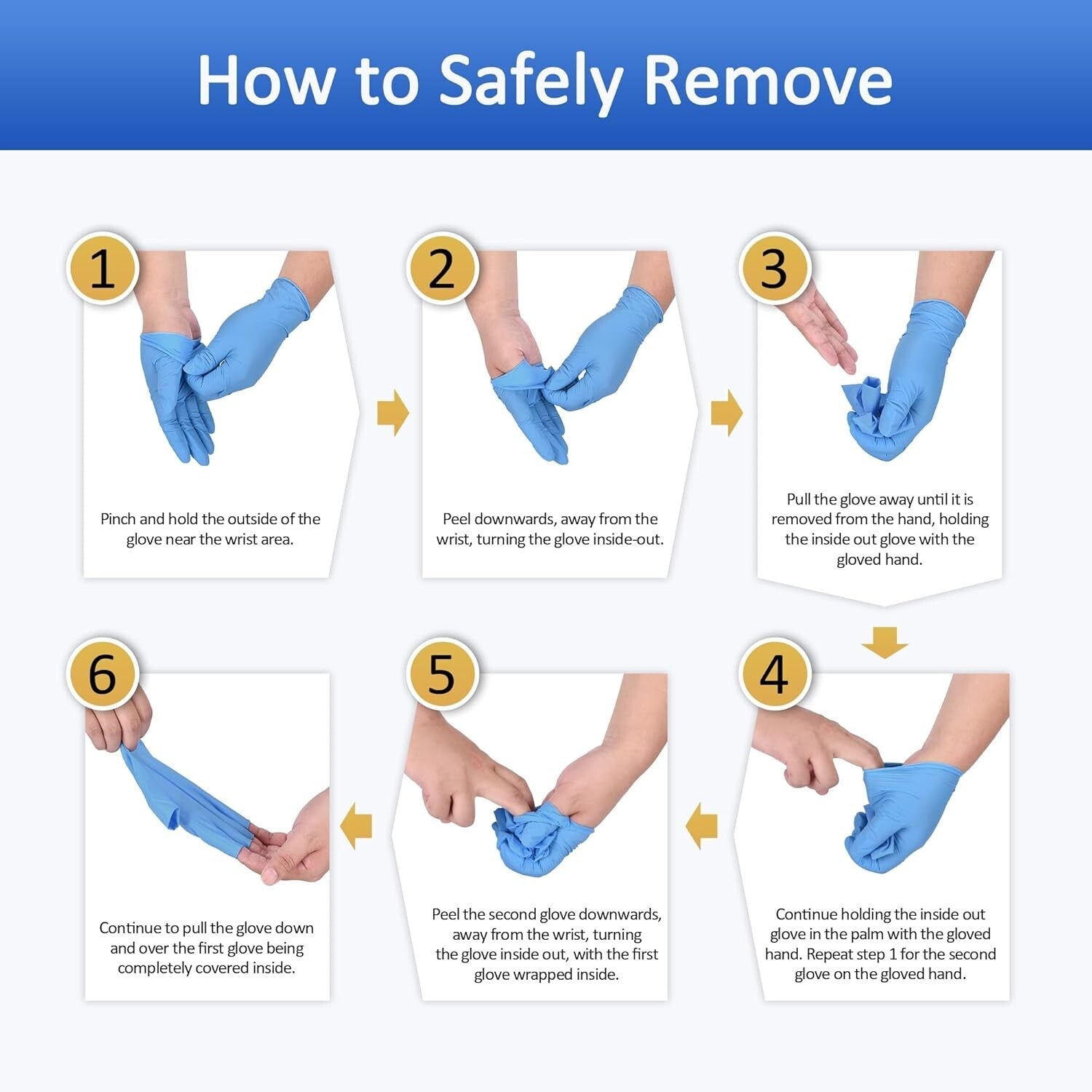 Ultra Strong & Sensitive Nitrile Exam Gloves, 4 mil, for Diverse Applications