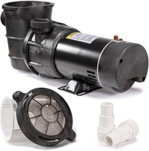 Load image into Gallery viewer, Self-Priming Dual Speed Pool Pump with 1.5” Hose Adapter, 75 GPM Flow Rate