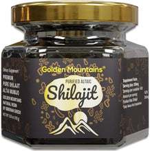 Load image into Gallery viewer, Siberian Altai Golden Mountains Shilajit Resin 100g - Enhanced Wellness Solution
