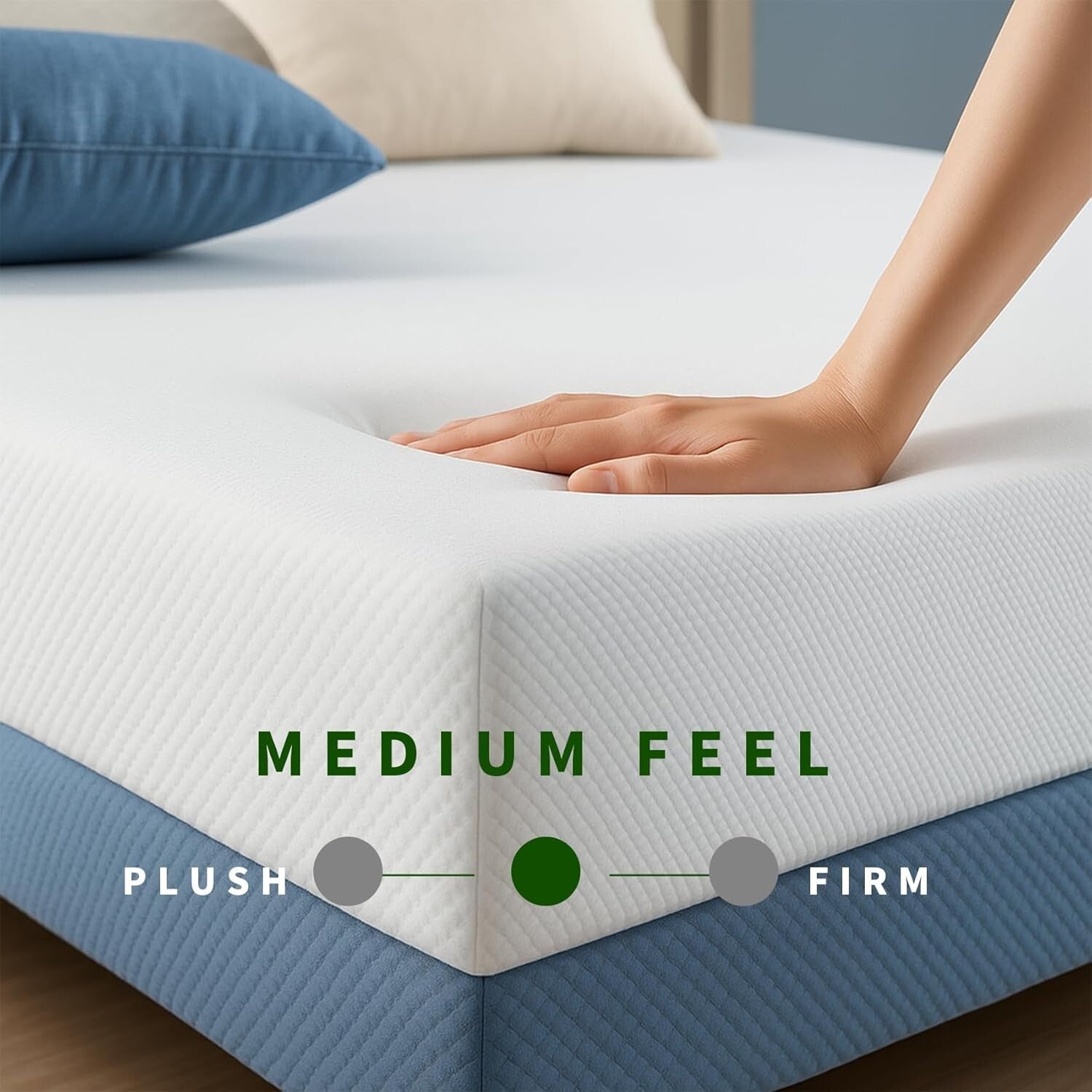 5-Inch Twin Memory Foam Mattress - Cooling Gel Top & Body Adaptive Support