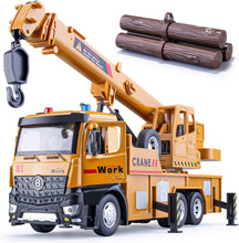 Load image into Gallery viewer, Imaginative Play Crane Truck Toy with Realistic Sounds - Perfect Gift for Kids