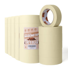 Load image into Gallery viewer, Bulk Beige White Masking Tape - 36 Rolls, Ideal for Arts and Crafts, 1.41” x ...