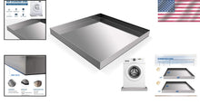 Load image into Gallery viewer, Heavy Duty 304 Stainless Steel Washing Machine Drain Pan - Anti-Slip Design
