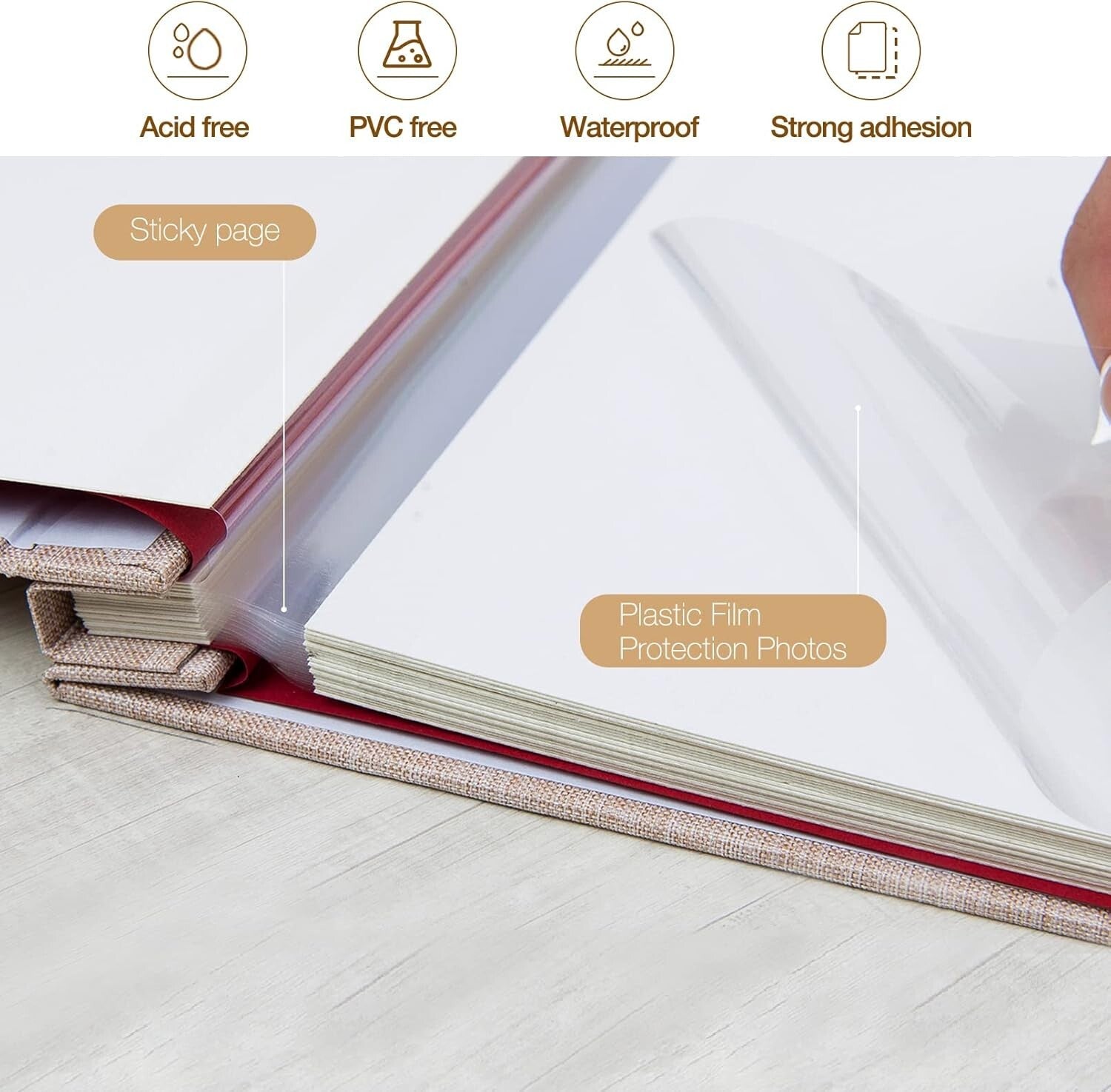 80-Page Elegant DIY Photo Album - Perfect for Mother's Day & Anniversaries