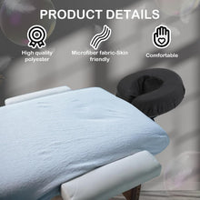 Load image into Gallery viewer, Eco-Friendly 24 Pcs Face Cradle Covers - Lightweight Microfiber for Therapists