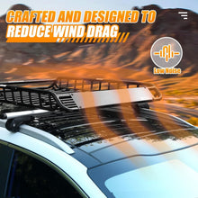 Load image into Gallery viewer, Heavy-Duty 150 lb Roof Rack Cargo Basket for SUVs &amp; Pickup Trucks - Easy Install