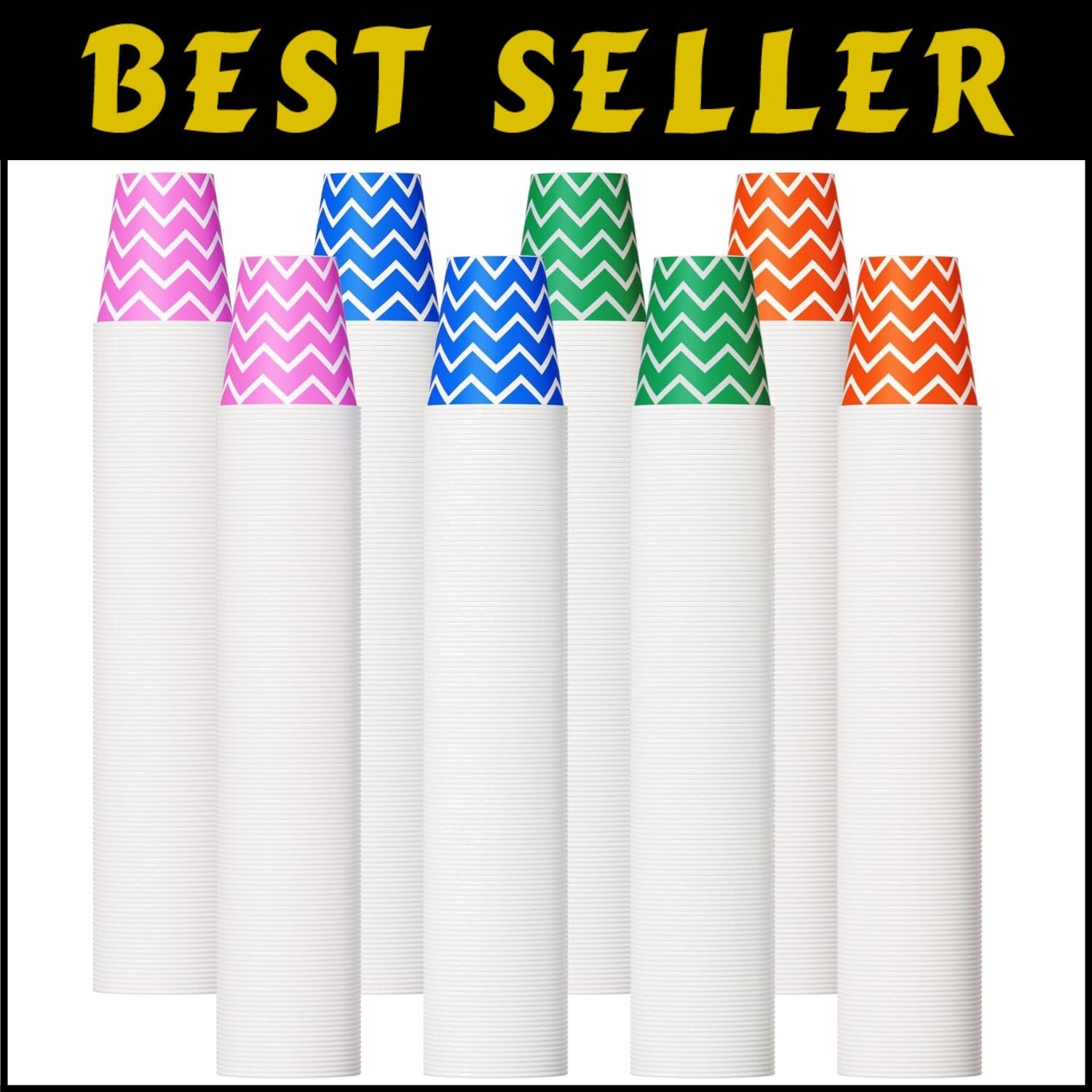 Vibrant 5oz Double Wall Paper Cups - 1000 Count for Events and Gatherings