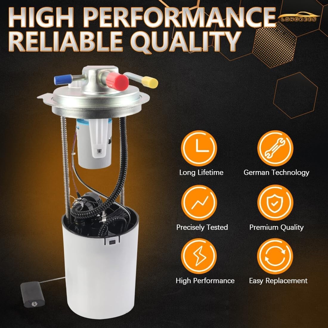 Fuel Pump Module Assembly for Ram 1500 2011-2016 V8/V6 - Precision-Matched Fit