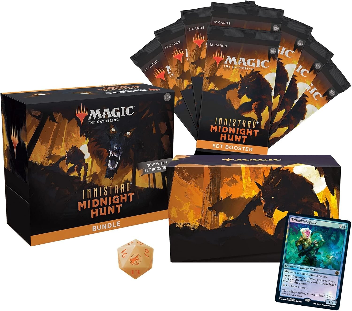 Ultimate Magic: The Gathering Bundle: Midnight Hunt Set Boosters & Accessories