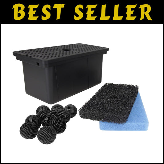 Efficient Universal Pump Filter Box for Protecting Your Pond Up to 500 Gallons