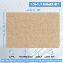 Load image into Gallery viewer, Comfortable Anti-Slip Bathtub Mat with Quick Drain - Rectangular 40