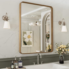 Load image into Gallery viewer, Durable Aluminum Framed Bathroom Mirror - Hangs Vertically or Horizontally