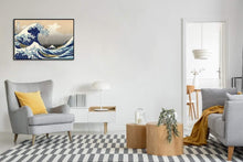 Load image into Gallery viewer, Beautifully Framed Great Wave Giclee Canvas Art – Perfect Gift for Any Occasion
