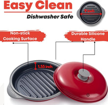 Load image into Gallery viewer, Quick &amp; Easy Microwave Grill Pan - Ideal for Crispy Cooking, Dishwasher Safe