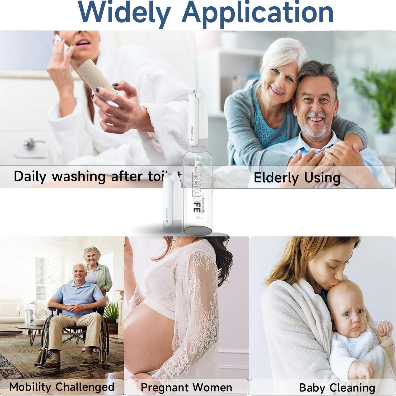 Lightweight Portable Bidet with USB Charging - Perfect for Travel Hygiene