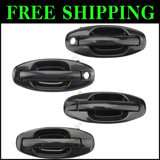 Premium OE Replacement Door Handle Set for 2001-2006 Hyundai Santa Fe - 4PCS