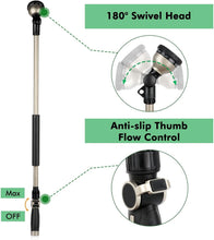 Load image into Gallery viewer, Garden Hose Wand with 10 Custom Spray Settings - Ideal for Hanging Baskets