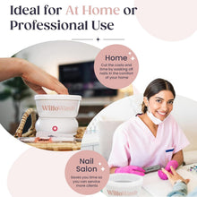 Load image into Gallery viewer, Compact Willowash Nail Soaking Bowl - Effortless Dip Powder &amp; Acrylic Removal