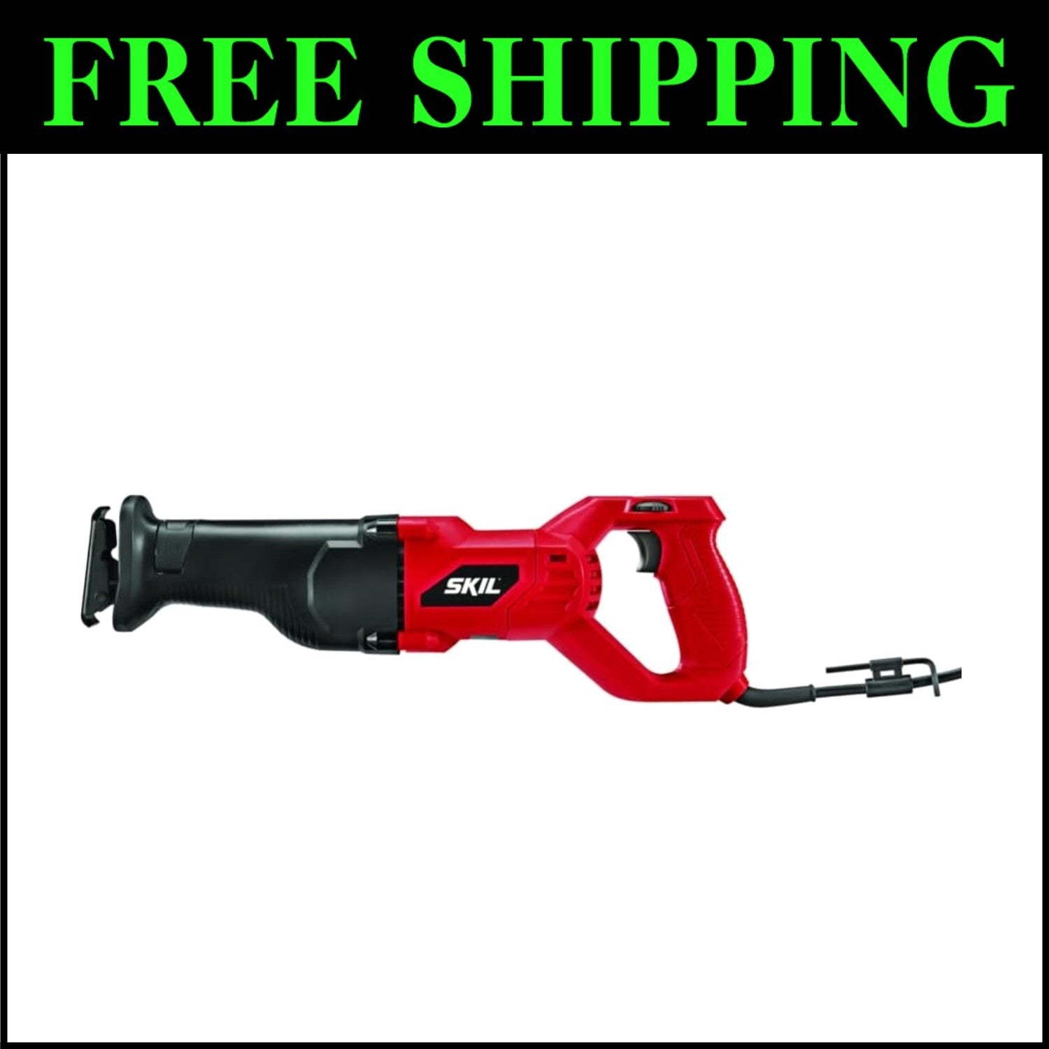 Corded Electric 7.5-Amp Reciprocating Saw - Lightweight & Powerful Cutting Tool