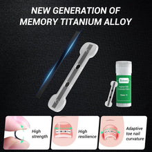 Load image into Gallery viewer, Titanium Alloy Ingrown Toenail Treatment Kit – Patented Nail Correction Tools