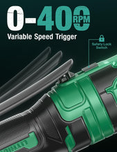 Load image into Gallery viewer, Versatile Cordless Ratchet Wrench 3/8" with Extension &amp; Adapters - KIMO 20V Set