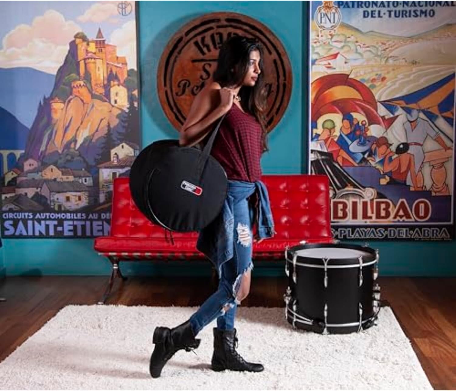 Protechtor 5-Piece Padded Drum Bag Set - Ultimate Protection for Drummers