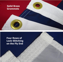Load image into Gallery viewer, 3x5 Christian Flag with Appliqued Cross - Heavy-Duty SolarMax Nylon Outdoor