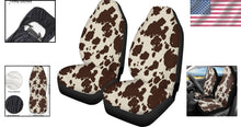 Load image into Gallery viewer, Machine Washable Cow Print Car Seat Protectors - Stylish &amp; Durable Design