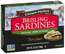 Load image into Gallery viewer, Naturally Smoked Brisling Sardines - 12 Cans of Wild Caught Protein Perfection