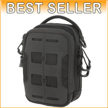 Load image into Gallery viewer, Versatile Low-Profile Black Admin Pouch - Perfect for Organizing Essentials