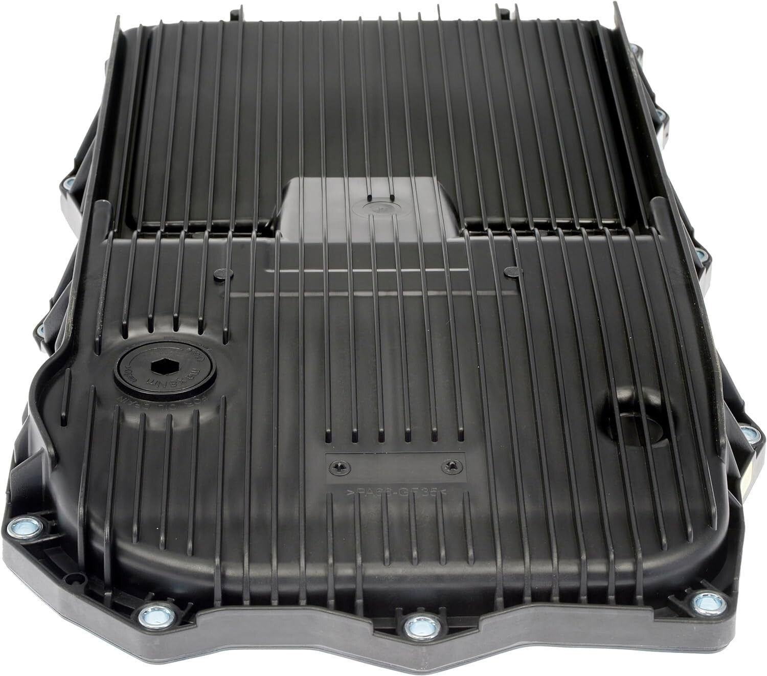 Durable Transmission Fluid Pan with Drain Plug, Gasket & Bolts for Select Models