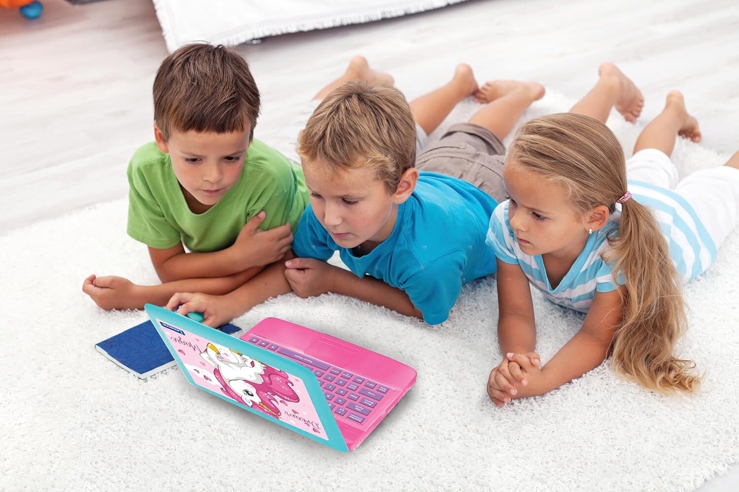 Engaging Unicorn Educational Laptop - Spanish & English with 124 Learning Games