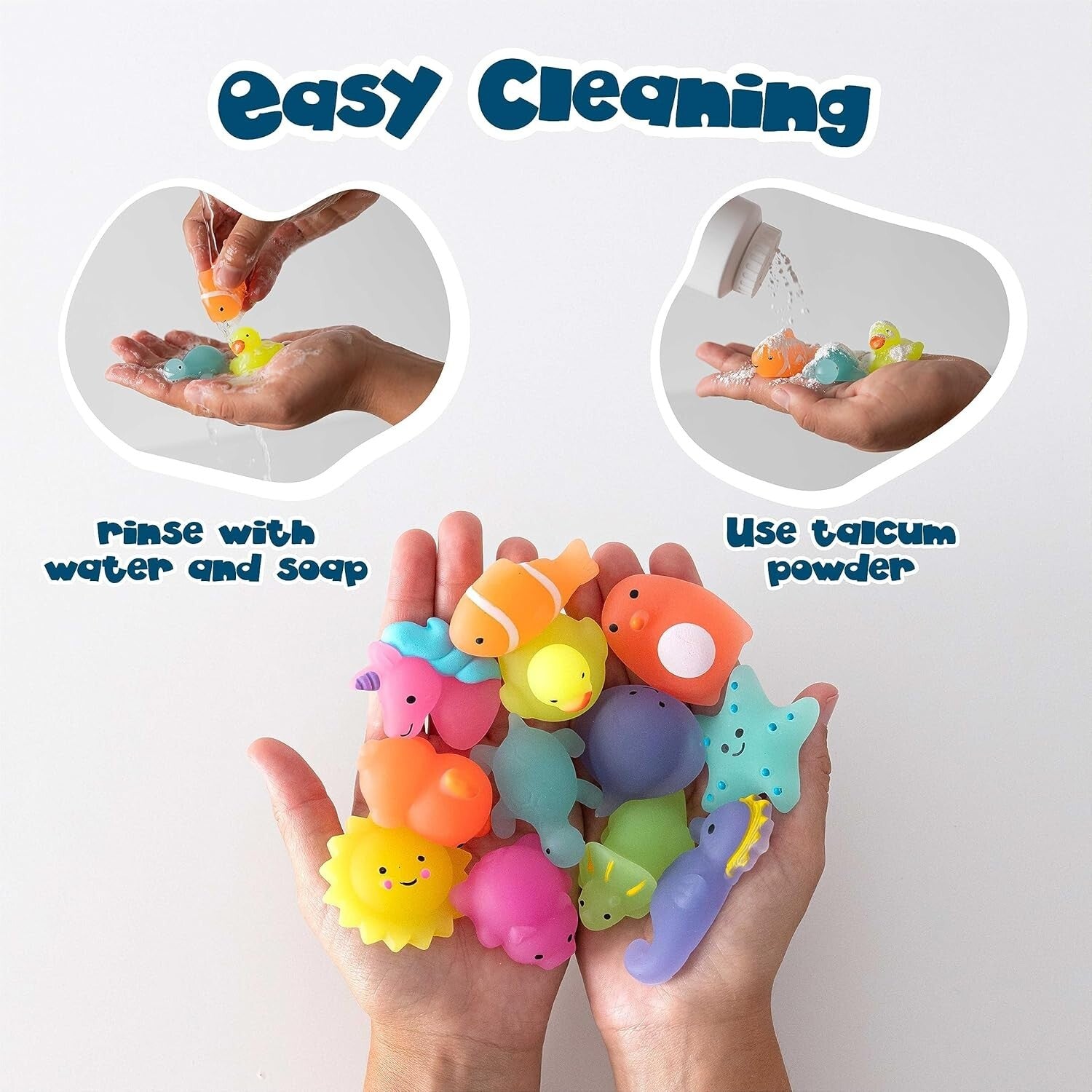 160 Assorted Squishy Fidget Toys with Glow in the Dark - Fun Kids Party Treats