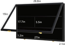 Load image into Gallery viewer, 24-Card Lockable Baseball &amp; Sports Display Case with UV Protection &amp; Mounting