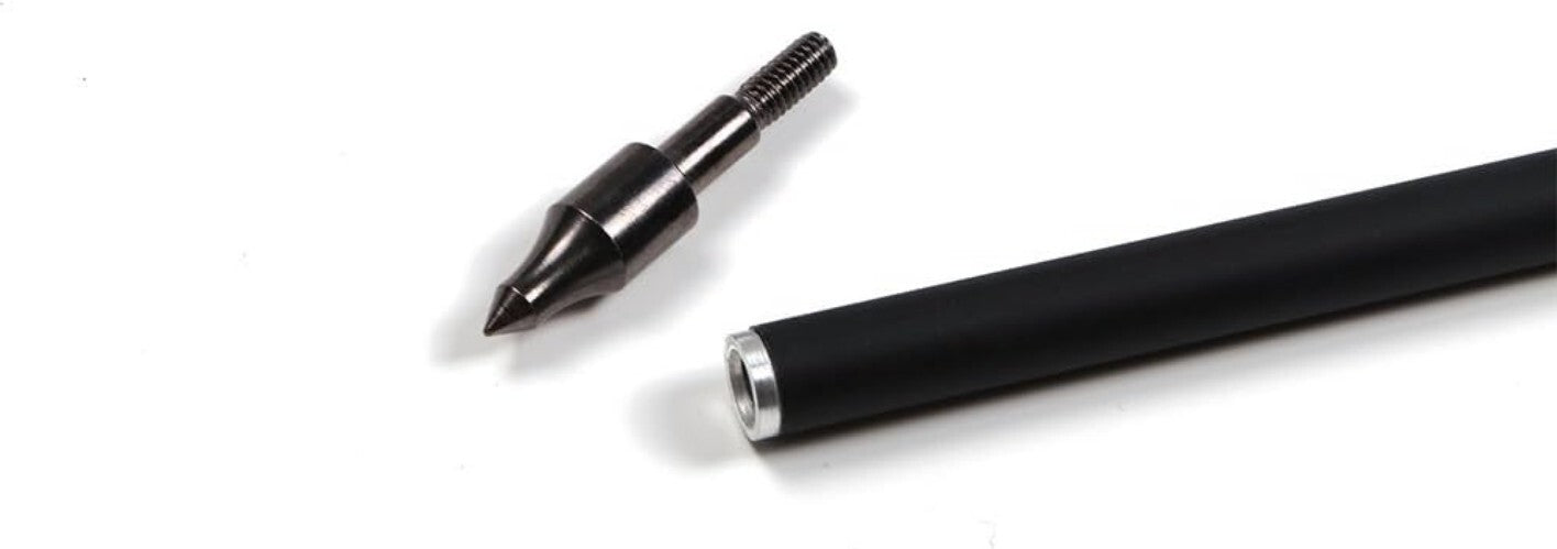 12-Pack 20-Inch Carbon Arrows with 3-Blade Broadheads for Compound Bows