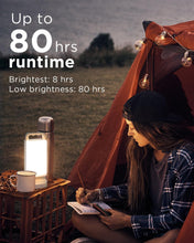 Load image into Gallery viewer, Portable Solar and USB Camping Lantern - 80 Hour Battery Lifesaver for Outdoors