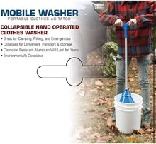 Load image into Gallery viewer, Lightweight 5-gallon Portable Washer – Compact Clothes Agitator for Easy Use