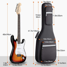 Load image into Gallery viewer, Versatile 41.7" Guitar Gig Bag - Sturdy &amp; Spacious for ST/LP Electric Guitars