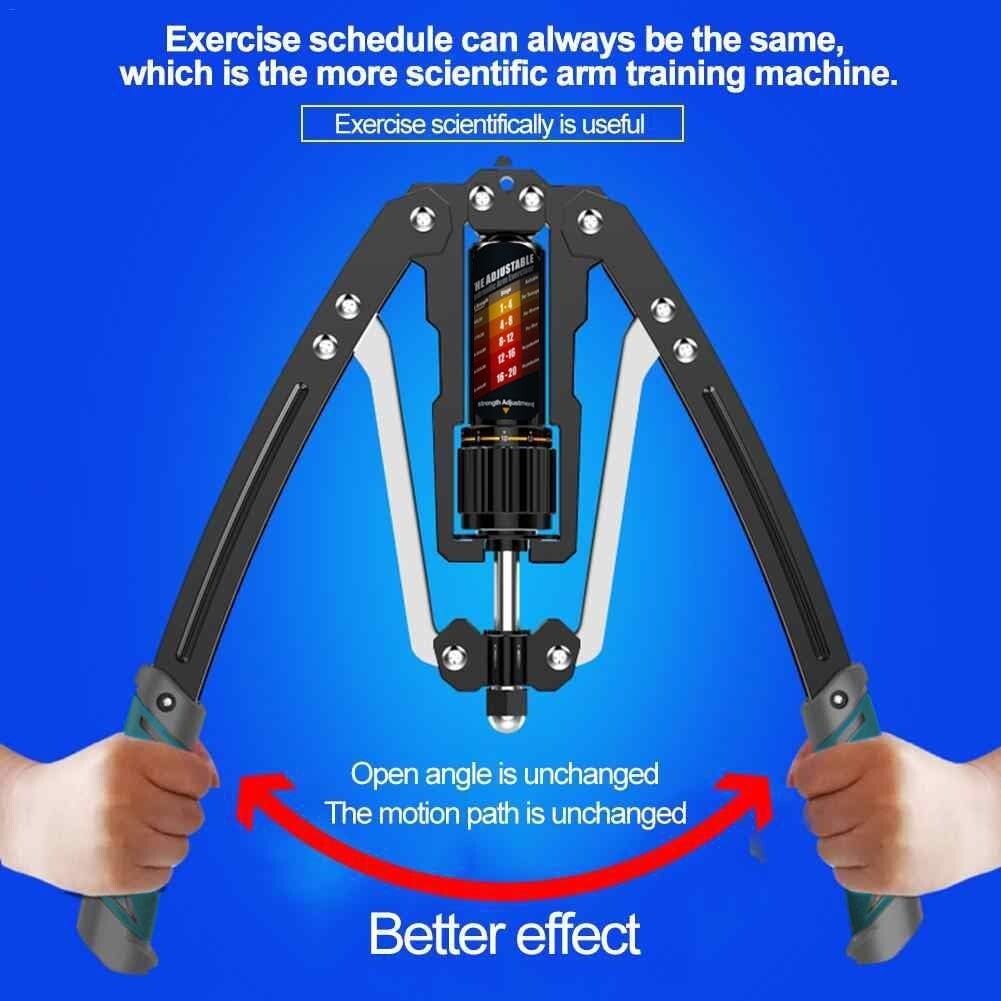 Adjustable Hydraulic Arm Exerciser - Up to 440 lbs Resistance for Home Workouts