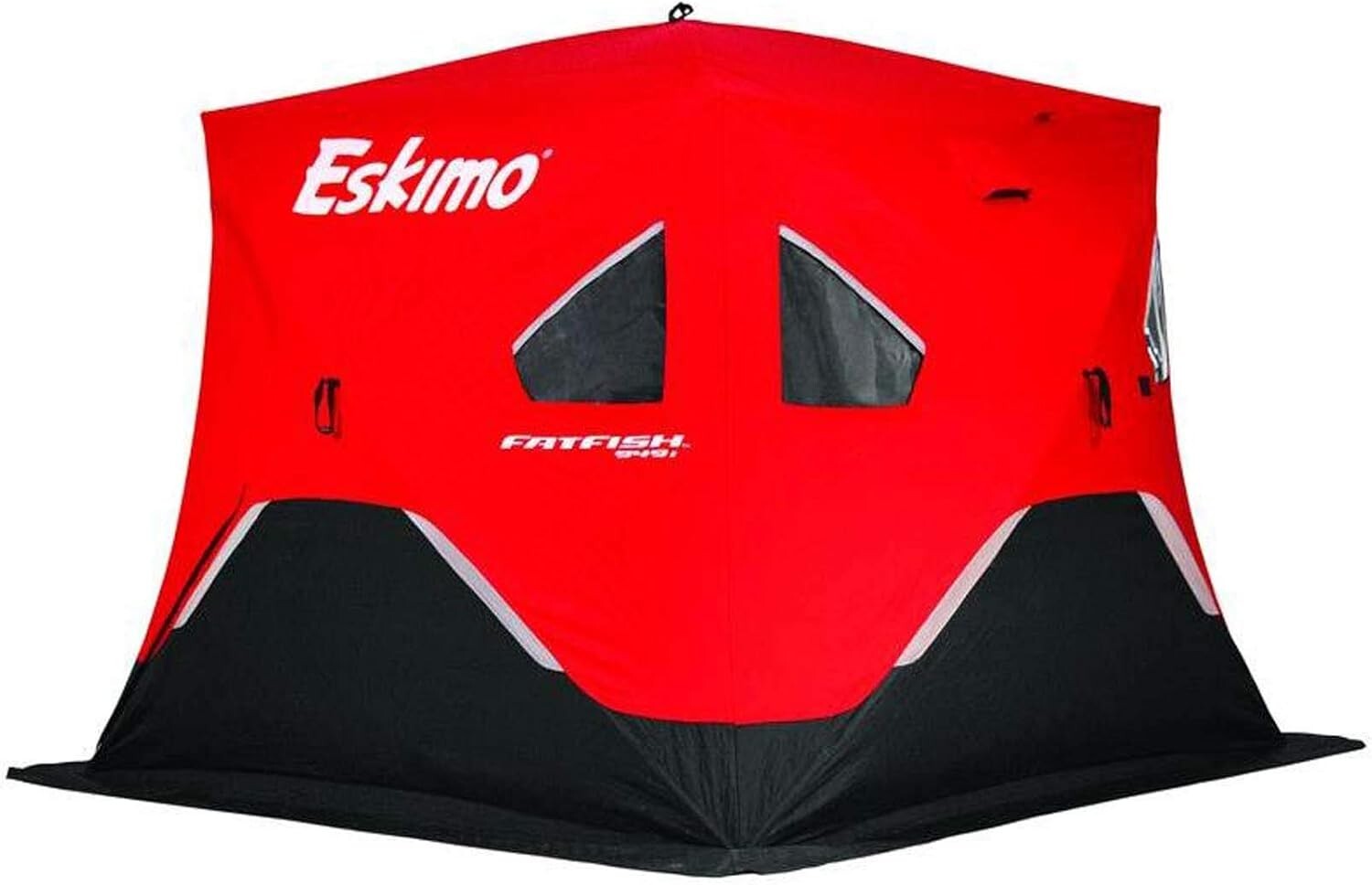 3-4 Person Waterproof Pop-Up Ice Fishing Shelter with Storage & Ventilation